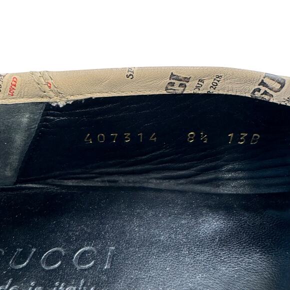 Gucci Print Horsebit Loafers
